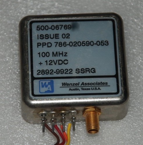 Used wenzel associates - used, 100mhz